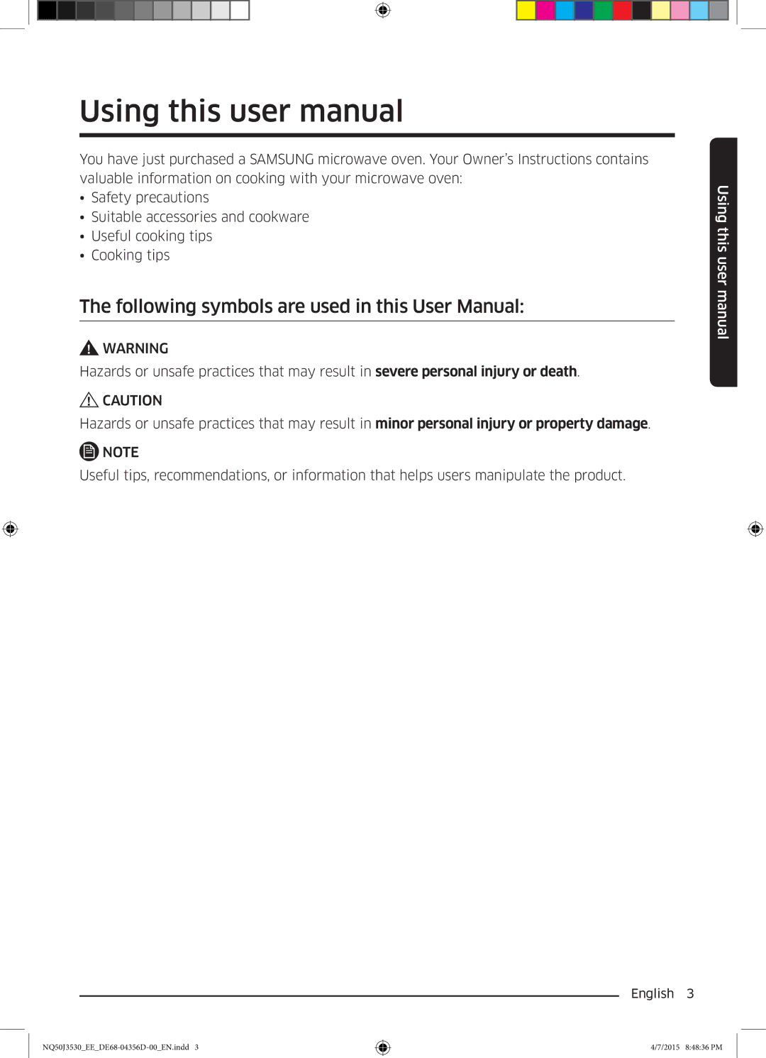 Samsung NQ50J3530BS/EE manual English  